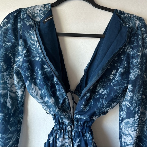Abercrombie and Fitch Long Sleeve Cut Out Mini Dress - Picture 8 of 10